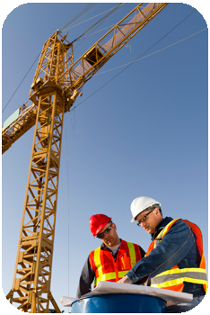 Engineers on Construction Site